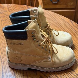 IBEX Insulated Women’s Tan Work Boots Size 8